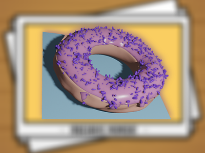 Donut Company 3d blender illustration uidesign