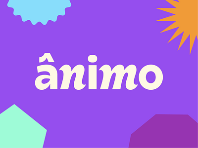 ânimo design lettering logo typography