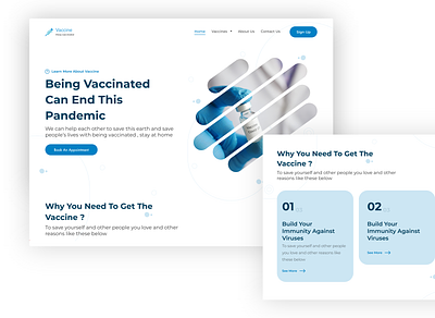 vaccine Website design graphic design illustration ios ui uidesign uiux user experience userinterface