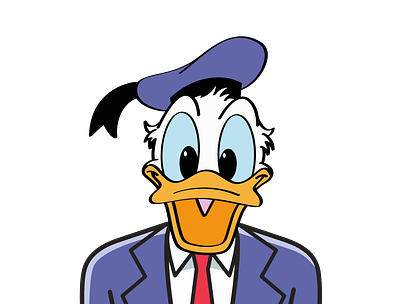 THE Donald Duck Businessmen best nft branding graphic design nft