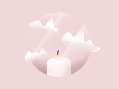 Cotton Candy Realm graphic design illustration