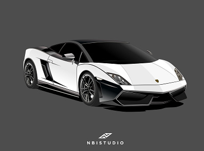 Car Vector Illustration car illustration lambhorgini vector vector illustration vectorart