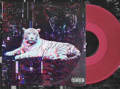 TIGER Album Cover album album art album artwork album cover album cover art album cover design design edm edm album edm album cover