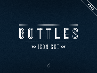 Bottles icon bottle glass