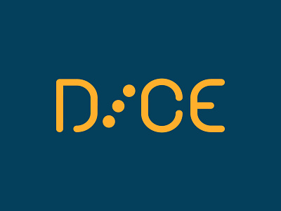 D I C E art branding design digital icon lettering logo vector