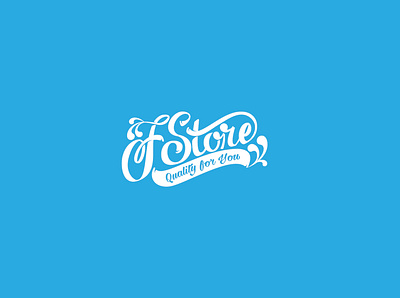 FStore art branding design digital icon lettering logo typography vector