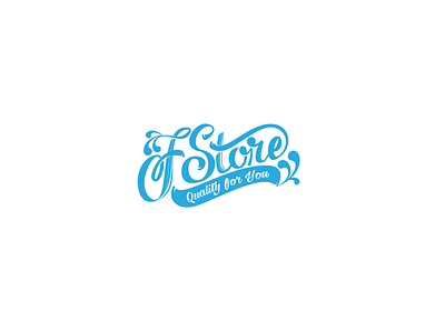 FStore art branding design digital icon lettering logo typography vector