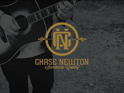 Chase Newton Music brand logodesign logodesigns monogram music musicart musicdesign musician