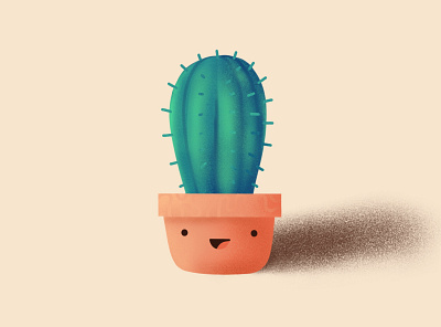 Lil’ Cactus design digital art illustraion ipad pro photoshop procreate sketch southwestern