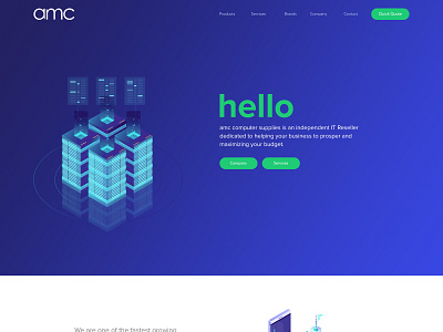 Landing page design AMC design ui ux web website websites