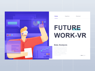 Noise illustration design illustration ui