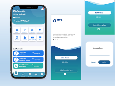 BCA Mobile Apps Redesign app bca mobile design mobile design redesign ui ux