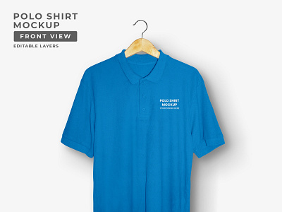 Polo shirt mockup branding graphic design logo