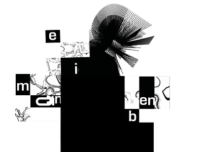 Interactive platform electronic underground music branding geopoetics illustration logo typography ui vector