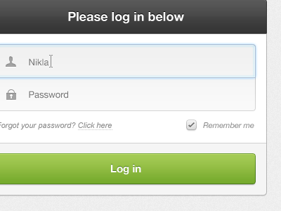 Please log in below - Bottom admin gui log in logging in login web webapp website