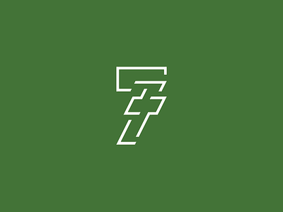 7 7 brand branding concept experimentation exploration identity logo logo experimentation logo exploration outline