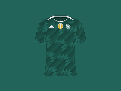 World Cup 2018 Germany Away Shirt apparel design football illustration illustrator product shirt sports world cup