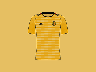 World Cup 2018 Belgium Away Shirt apparel design football illustration illustrator product shirt sports world cup