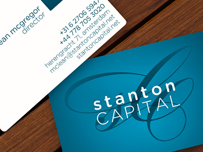 Stanton Capital - Corporate Image card corporate image logo