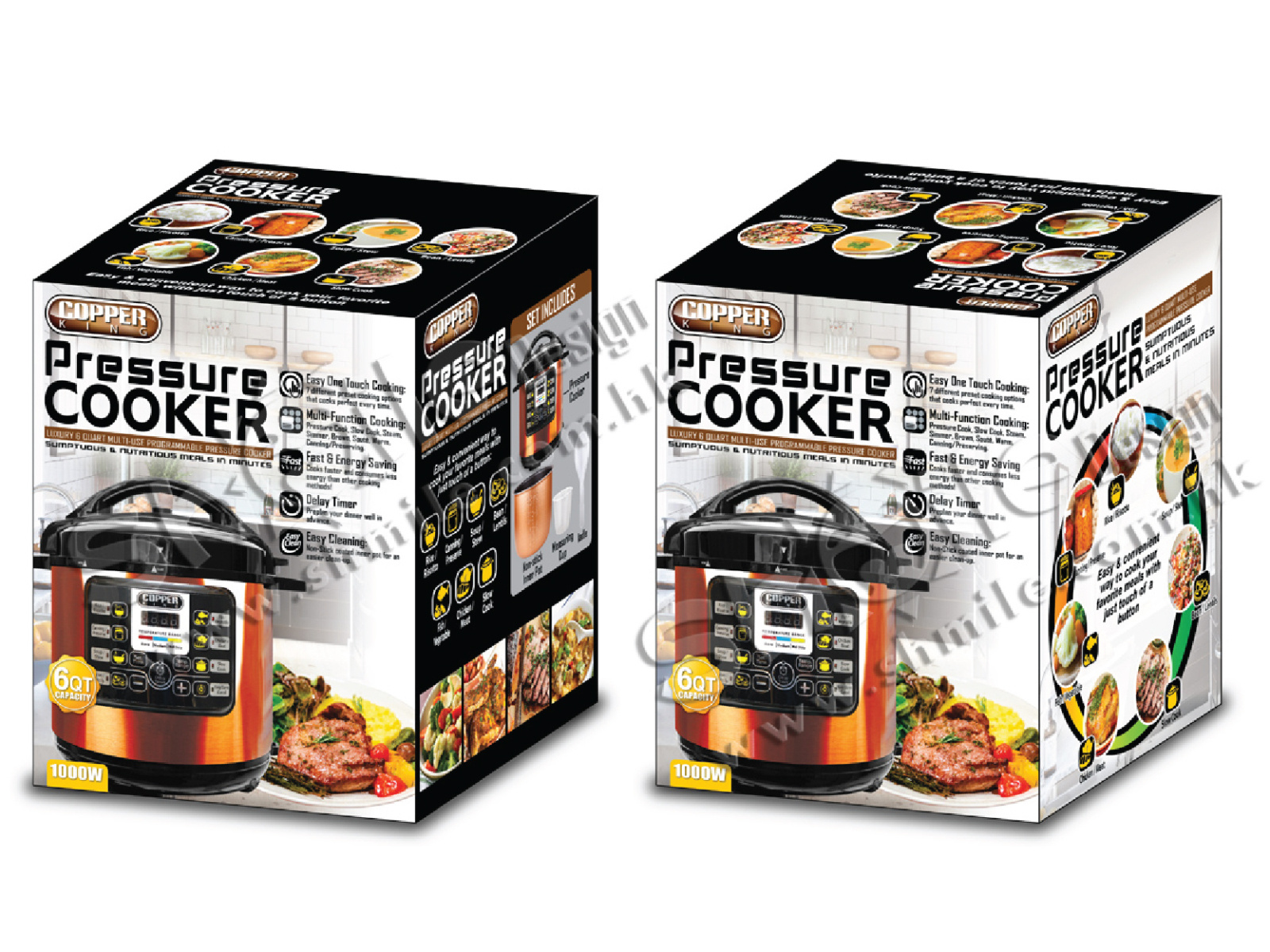 Cookware packaging Graphic design by Shmile Design on Dribbble