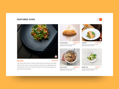 Featured Food Section