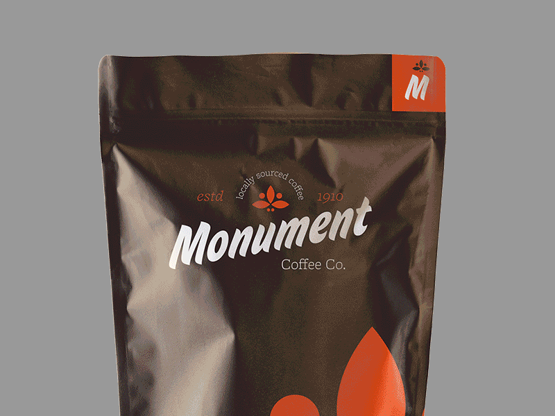 Monument Coffee Co. Branding application branding coffee design graphic design icon illustration logo mark type typography