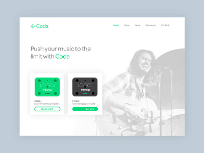 Coda Web Concept