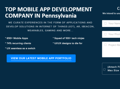 TOP MOBILE APP DEVELOPMENT COMPANY IN Pennsylvania mobile app company mobile app development company top usa app development company