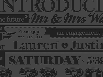 Engagement Invitation engagement invitation wedding