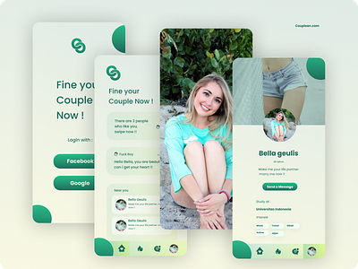 Dating App UI Design Figma