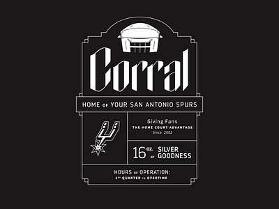 Pint Glass Label WIP beer calligraphy custom type icon label lock up nba package san antonio sports typography