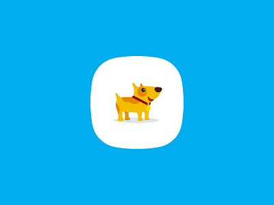 Map-of-Dogs Icon bright clean clean colors colors dog flat icon illustration minimal web