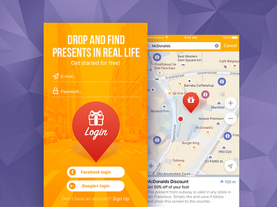 Drop It! mobile application mobile design ui design ux design web design