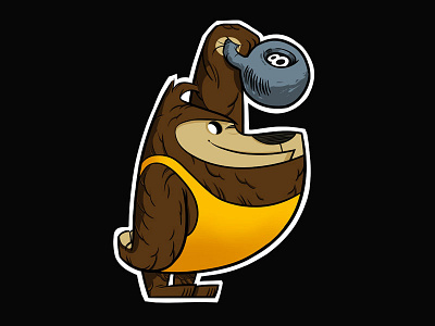 Gorilla animal character gorilla illustration monkey