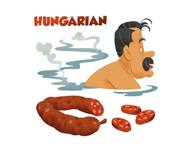 Hungarian hungarian hungary sausage spa