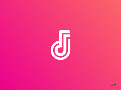 9/50 Daily Logo Challenge | Music Streaming Service - Beatstream affinity brand branding dailylogochallange design geometric gradient icon logo music note pink vector