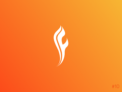 10/50 Daily Logo Challenge | Flame Logo - Flint & Flame