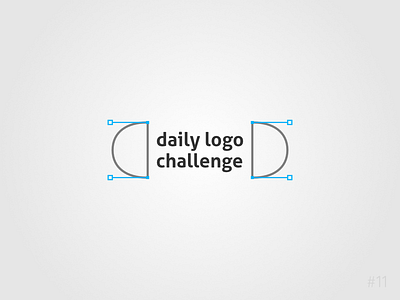 11/50 Daily Logo Challenge | Daily Logo Challenge Logo affinity brand branding curves dailylogochallange design geometric handles icon logo nodes path vector
