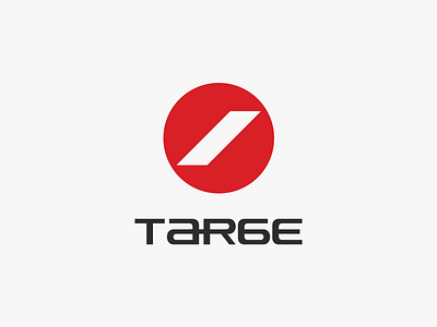 Targe Logo Design logo red