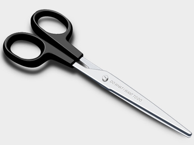 Scissors design icon scissors ui