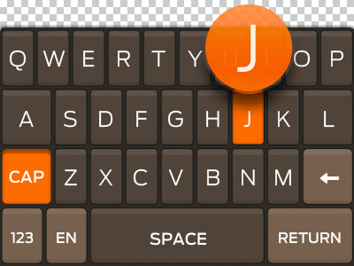 Qwerty Keyboard design ios keyboard mobile ui ui，qwerty