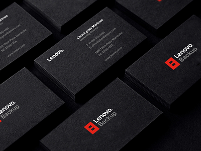 Lenovo Namecard branding design icon interface lenovo logo namecard ui ux