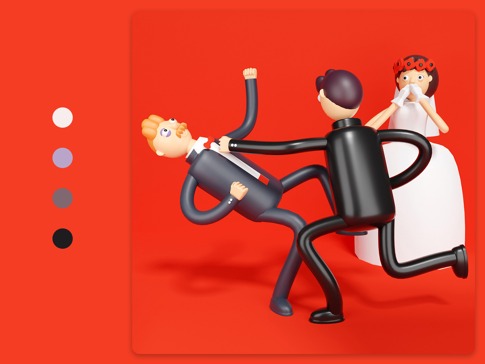 A Punchup at a Wedding part 3 by Yura Bartkiv on Dribbble