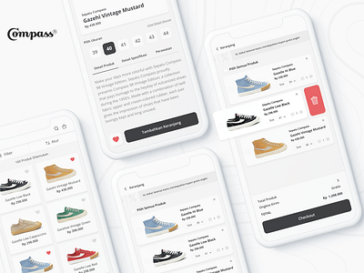 Sepatu Compass Mobile Apps ui ui design ui ux