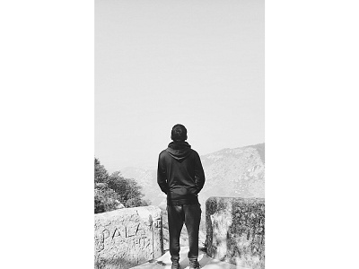 Not all who wander are lost ! bangalore blackandwhite breezy click hilltop minimalist photography