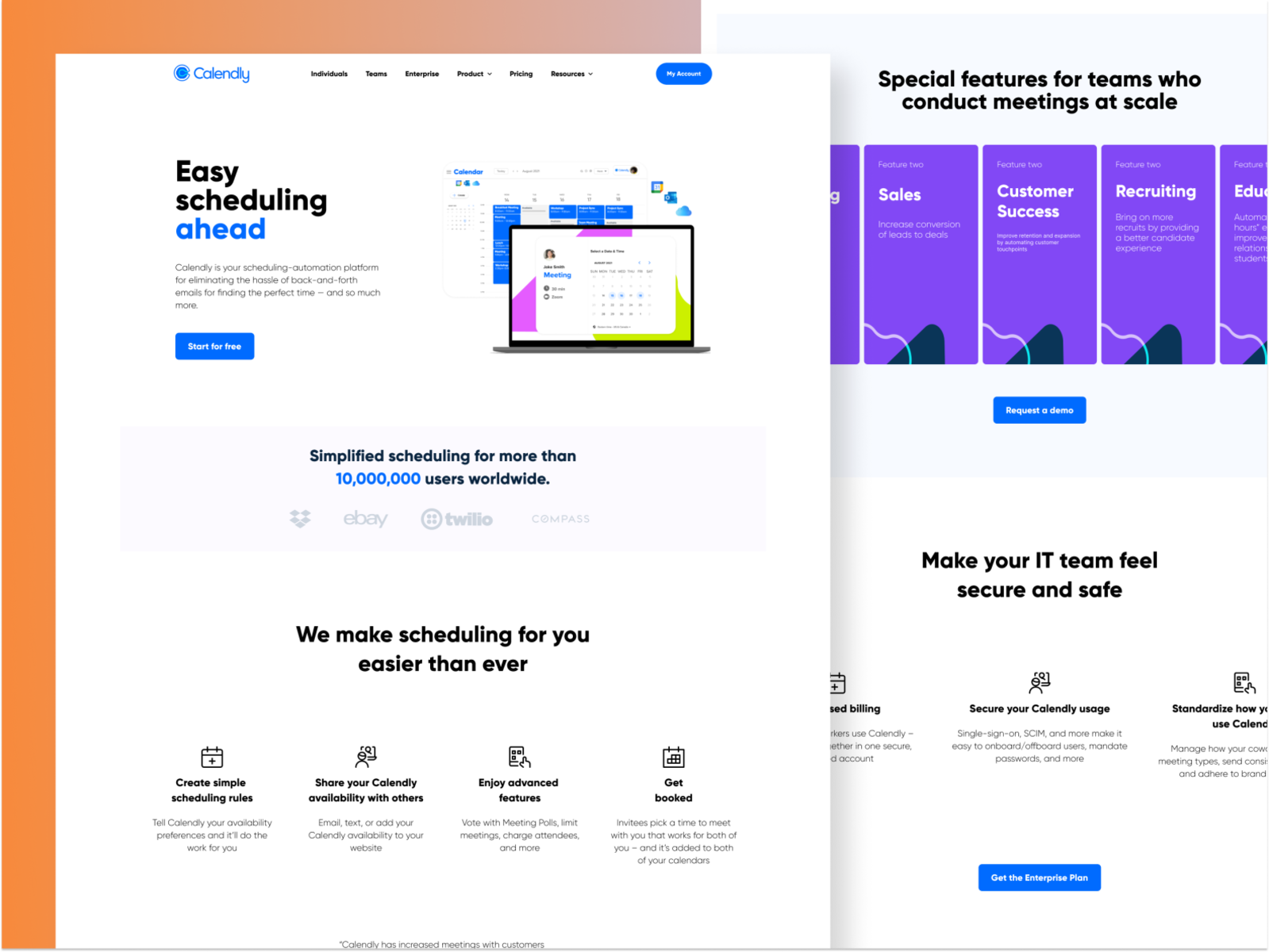 web-design-creating-layout-options-for-calendly-by-ana-ta-kov-on-dribbble