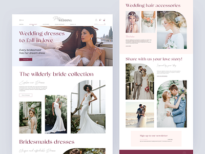 E-commerce - Wedding Dress website