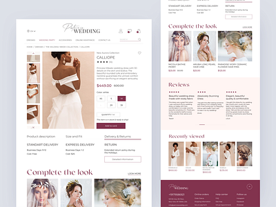 E-commerce - Wedding Dress website