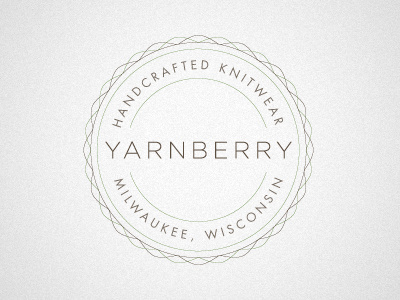 yarnberry logo milwaukee seal wisconsin yarn