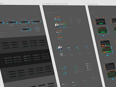 Second part 2 UI for X- project components graphic design guide book redlines ui